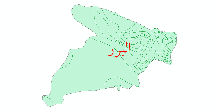 دانلود نقشه شیپ فایل خطوط هم دما استان البرز