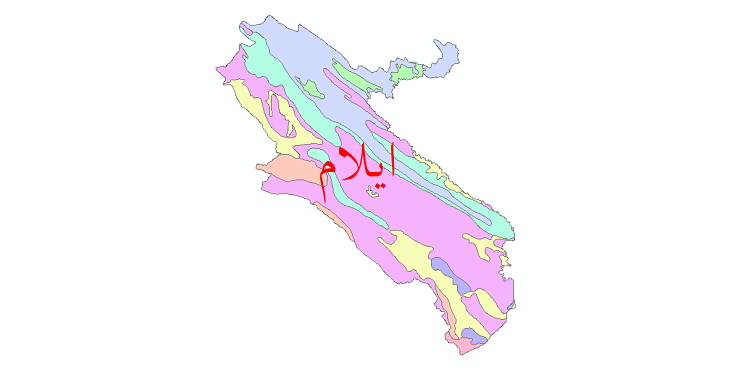 دانلود نقشه شیپ فایل خاک استان ایلام