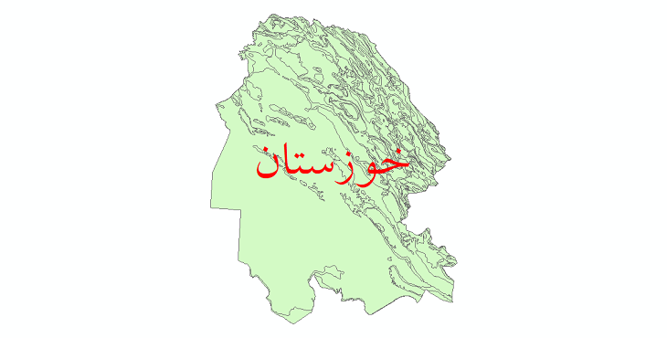دانلود نقشه شیپ فایل زمین‌شناسی استان خوزستان