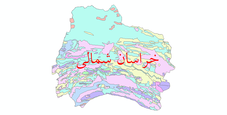 دانلود نقشه شیپ فایل فرسایش استان خراسان شمالی