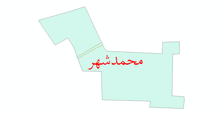 دانلود نقشه شیپ فایل شبکه معابر شهر محمدشهر سال 1399