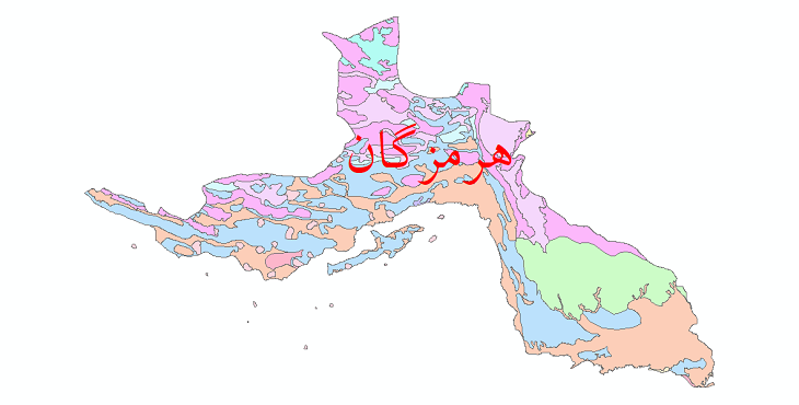 دانلود نقشه شیپ فایل خاک استان هرمزگان