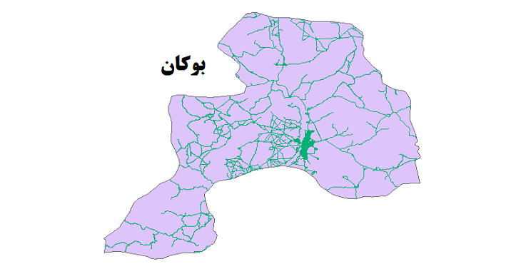 شیپ فایل شبکه راههای شهرستان بویراحمد 1399