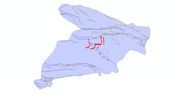 دانلود نقشه شیپ فایل گسل های استان البرز