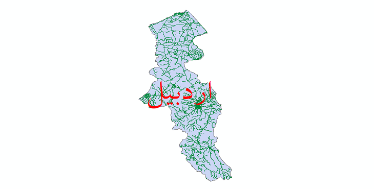 دانلود نقشه شیپ فایل شبکه راه های استان اردبیل سال 1399