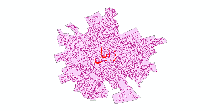 دانلود نقشه شیپ فایل شبکه معابر شهر زابل سال 1399