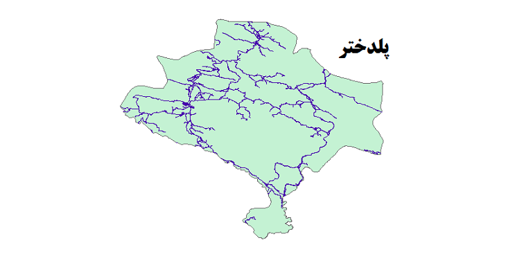 شیپ فایل شبکه راههای شهرستان پلدختر 1399