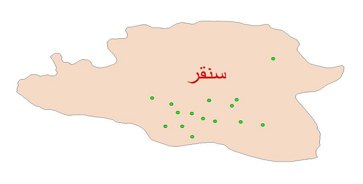 دانلود نقشه شیپ فایل کیفیت آب چاه های شهرستان سنقر سال 1390