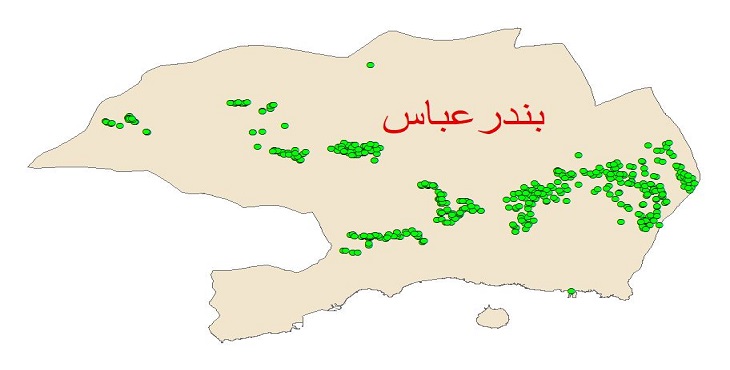 دانلود نقشه شیپ فایل کیفیت آب چاه های شهرستان بندرعباس سال 1390
